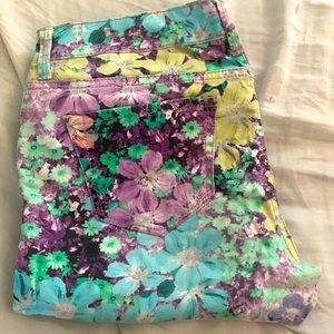 Flower jeans
